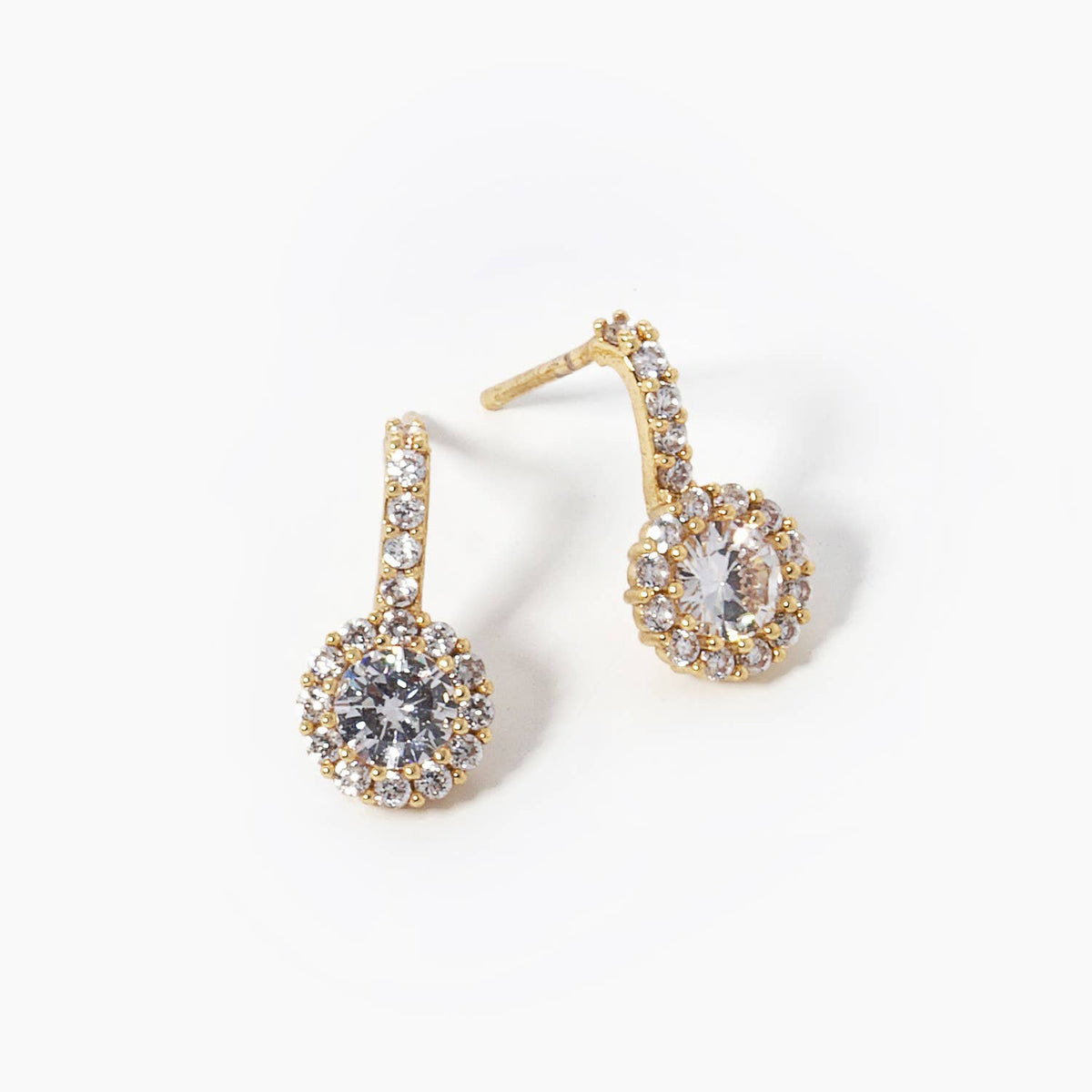 Gold Plated Midnight Sun Earrings