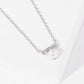 Bridesmaid Pearl & Crystal Bar Pendant Necklace