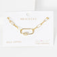 Pave Lock Link Chain Bracelet