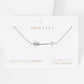 Minimalist Pavé Arrow Charm Bracelet