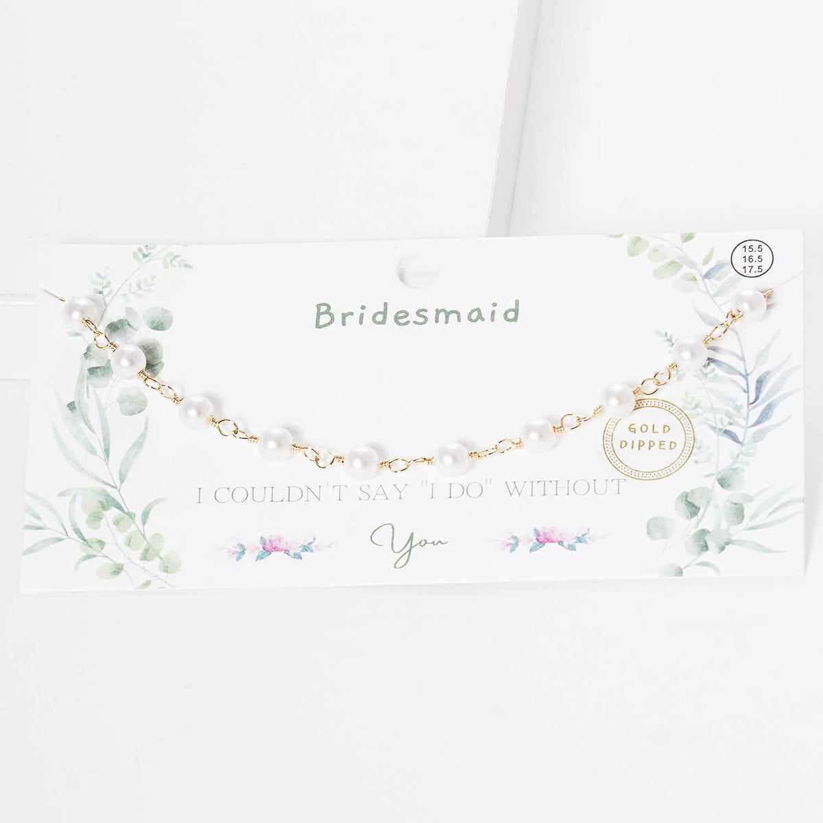 Dainty Pearl Station Choker Necklace