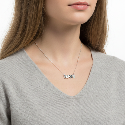 Western Equine "LOVE" Pendant Necklace