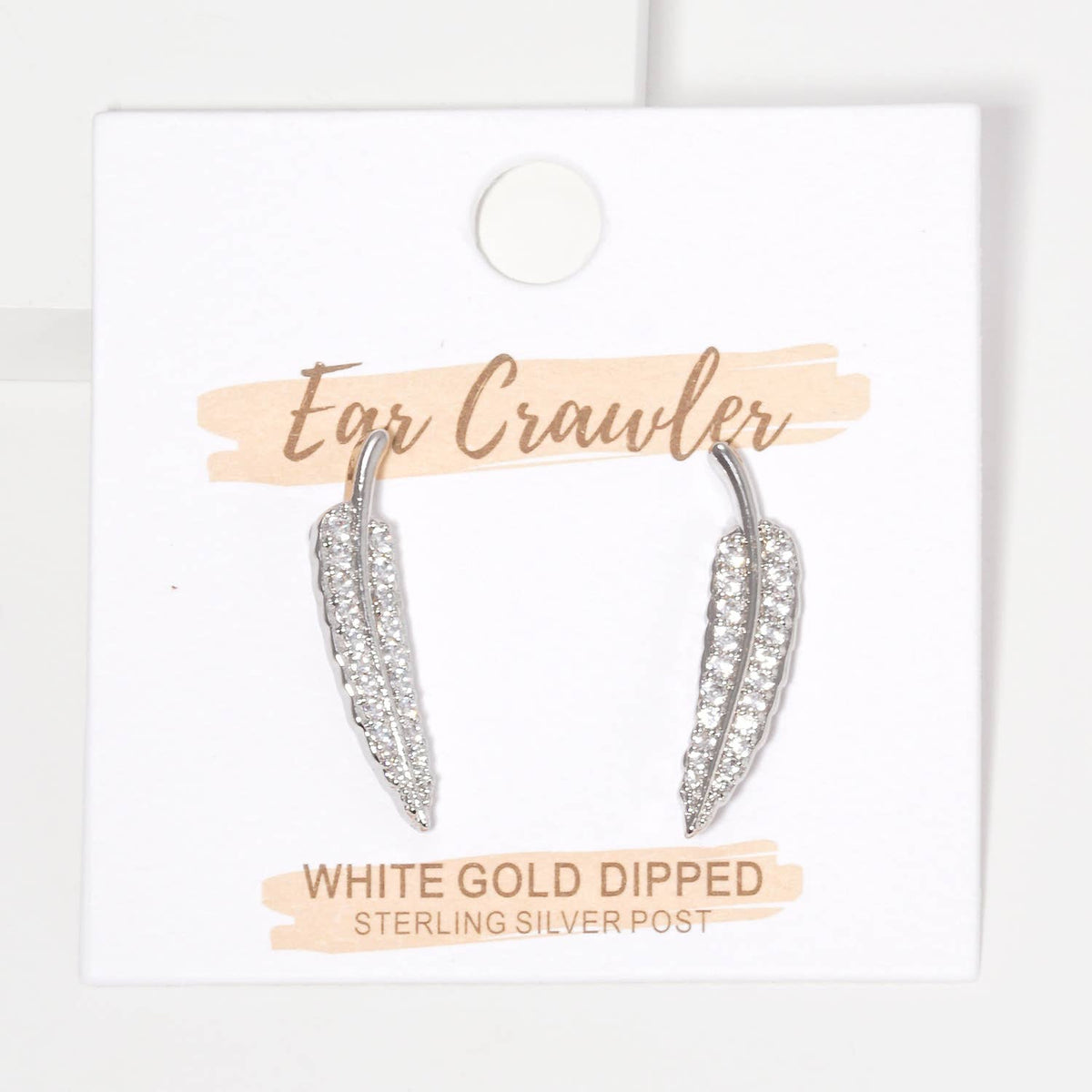 Feather Pave Ear Crawlers