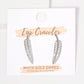 Gold Dipped Elegant Leaf Stud Earrings