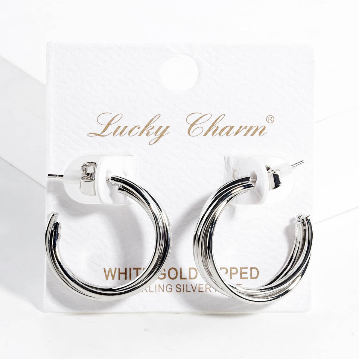 Multi-Strand Hoop Earrings