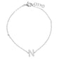 Gold Plated Initial Letter Bracelet