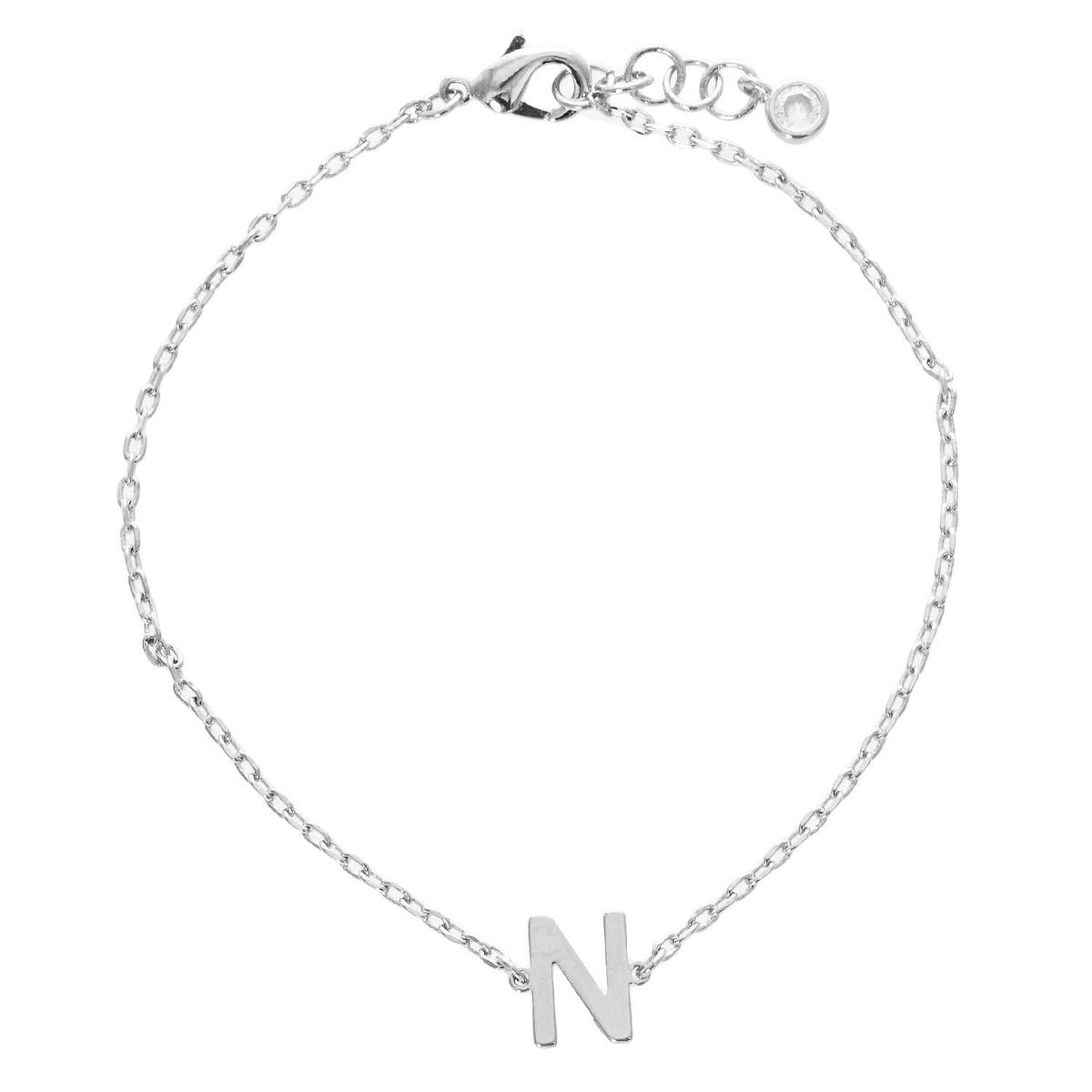 Gold Plated Initial Letter Bracelet