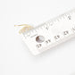 Cubic Zirconia Baguette Ear Crawlers