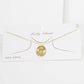 Gold Plated Virgin Mary Oval Pendant Necklace