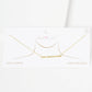Gold Plated Thin Bar Necklace
