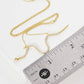 Gold Plated Snake Pendant Necklace