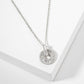 Intricate Pave-Set Door-Knocker Pendant Necklace
