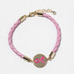 Pink Ribbon Fighter Coin Bracelet