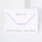 Minimalist Polished Brass Horizontal Bar Chain Bracelet