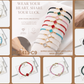 Clover Luck Braided Cord Bracelet
