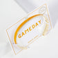 18K GOLD DIPPED ENAMEL COLOR GAME DAY CUFF BRACELET