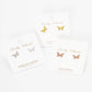 Dainty Butterfly Stud Earrings