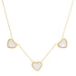 Gold Plated Mayslie Heart Necklace