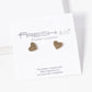 6mm Dainty Heart Stud Earrings