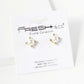 6mm Pearl Bead 4-Prong Stud Earrings