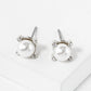 6mm Pearl Bead 4-Prong Stud Earrings