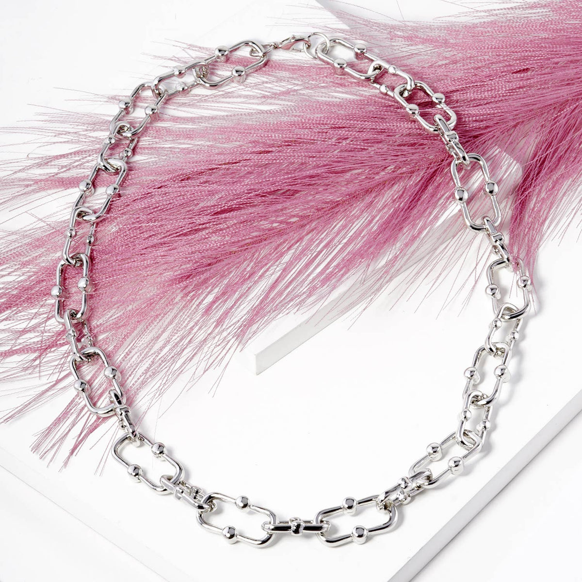 Modern Industrial Link Choker Necklace