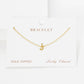 Gold Plated Initial Letter Bracelet