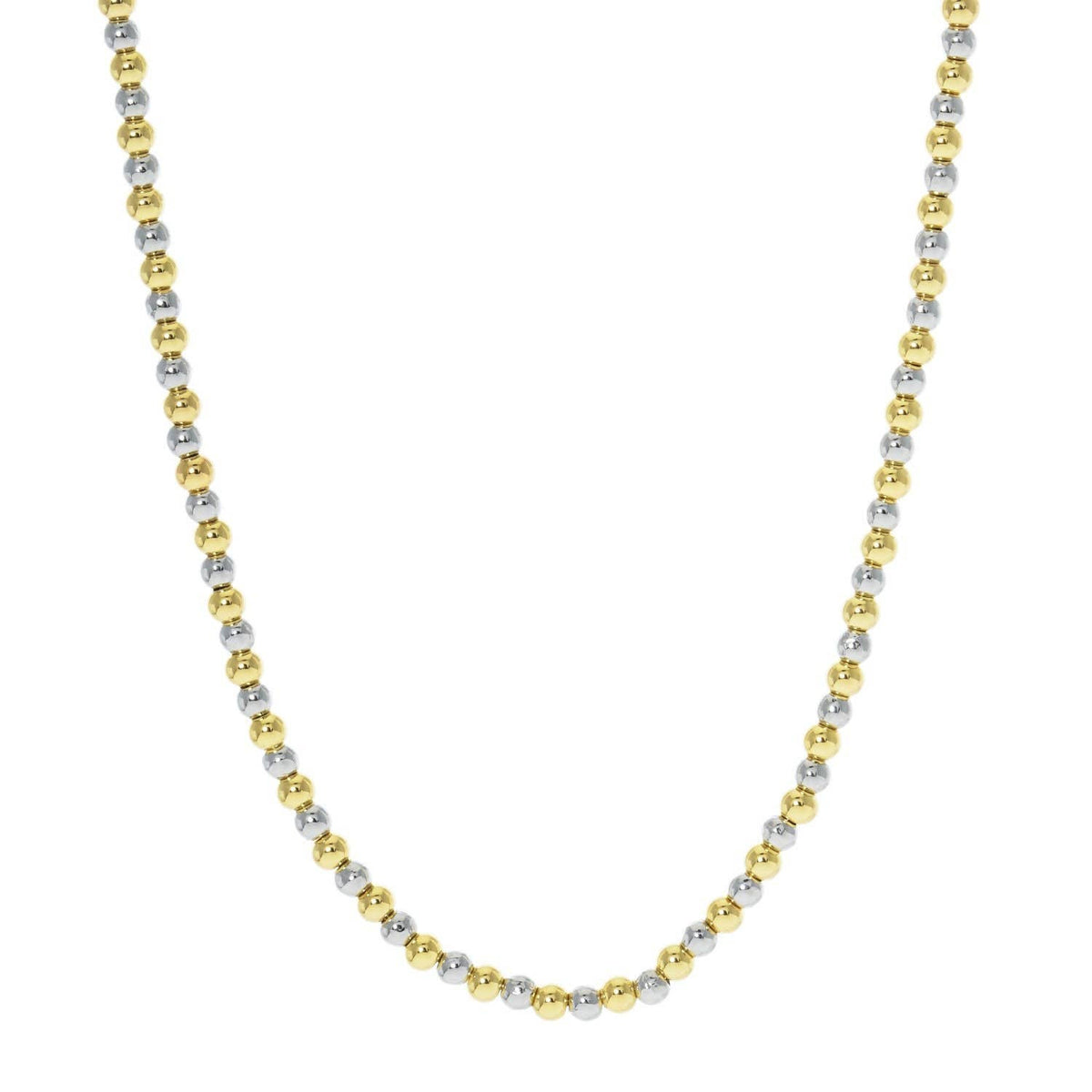 Gold Plated Multicolor Beaded Necklace