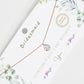 Dainty Pear Cubic Zirconia Bridesmaid Necklace