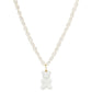Multicolor Beaded Gummy Bear Pearl Necklace