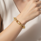 Twisted U-Link Chain Bracelet