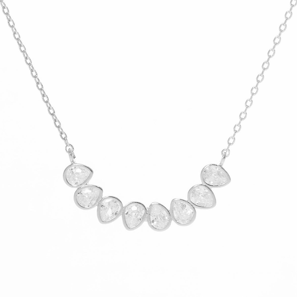Gold Multicolor Waterdrop Necklace