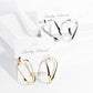 Twisted Geometric Hoop Earrings