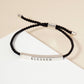 Inspirational Messages "Blessed" Tube Bar Bracelet
