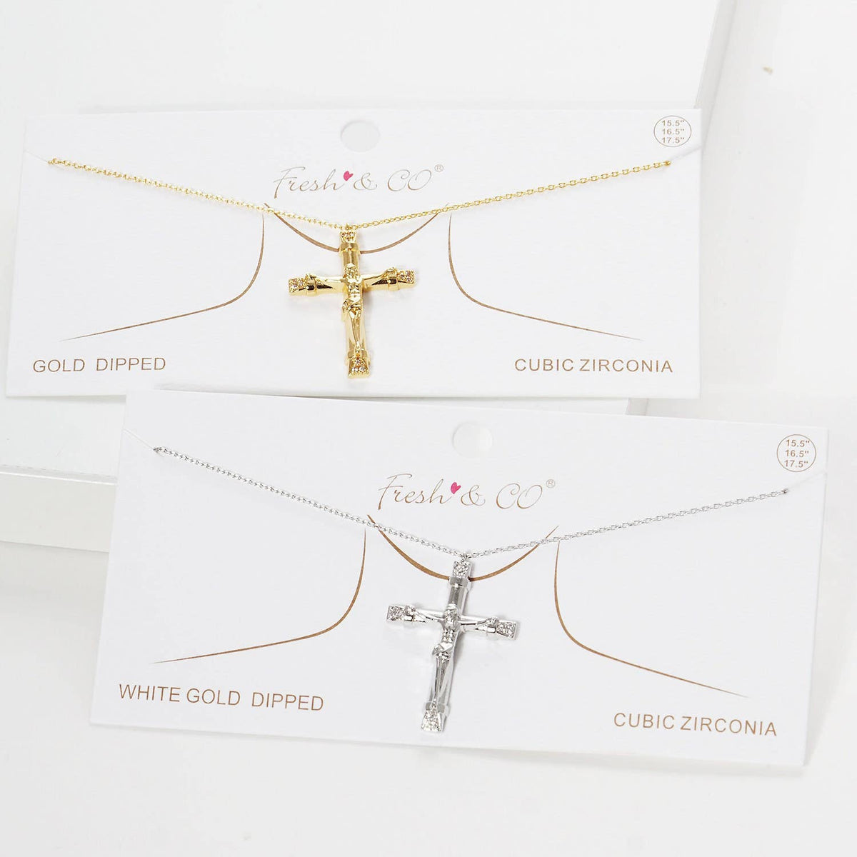 Gold Plated Crucifix Necklace