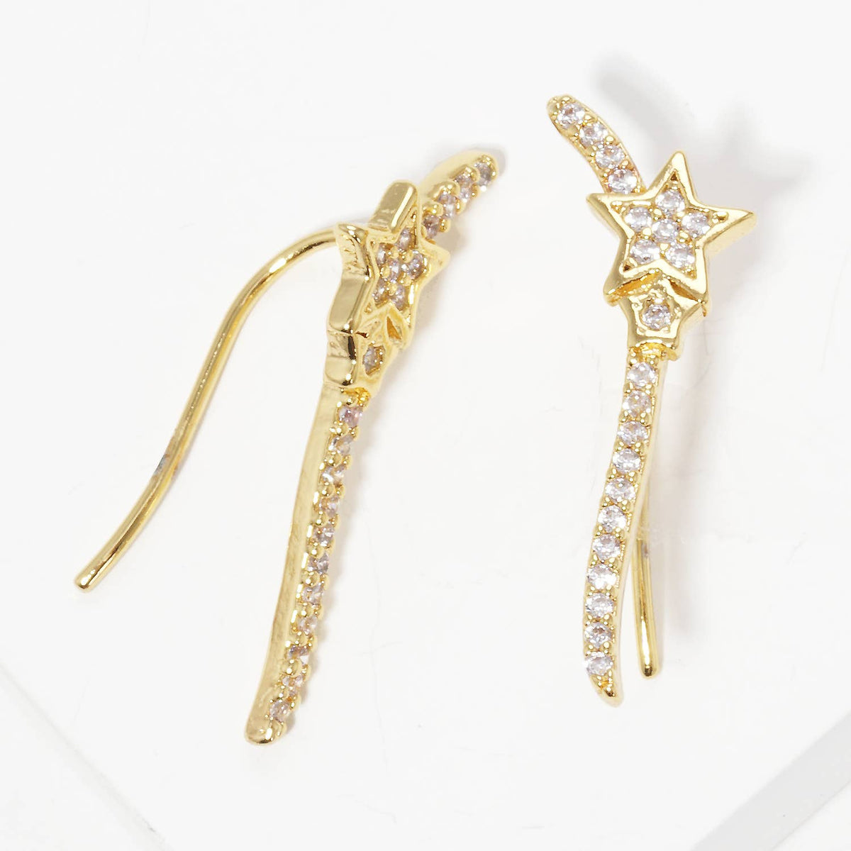 Shooting Star Pave Ear Crawlers