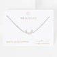 Dainty Pave Crescent Moon Chain Bracelet