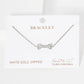 Pave Dog Bone Charm Bracelet
