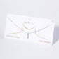 Dainty Cubic Zirconia Safety Pin Pendant Necklace