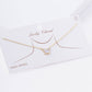 White Shelled Butterfly Pendant Necklace