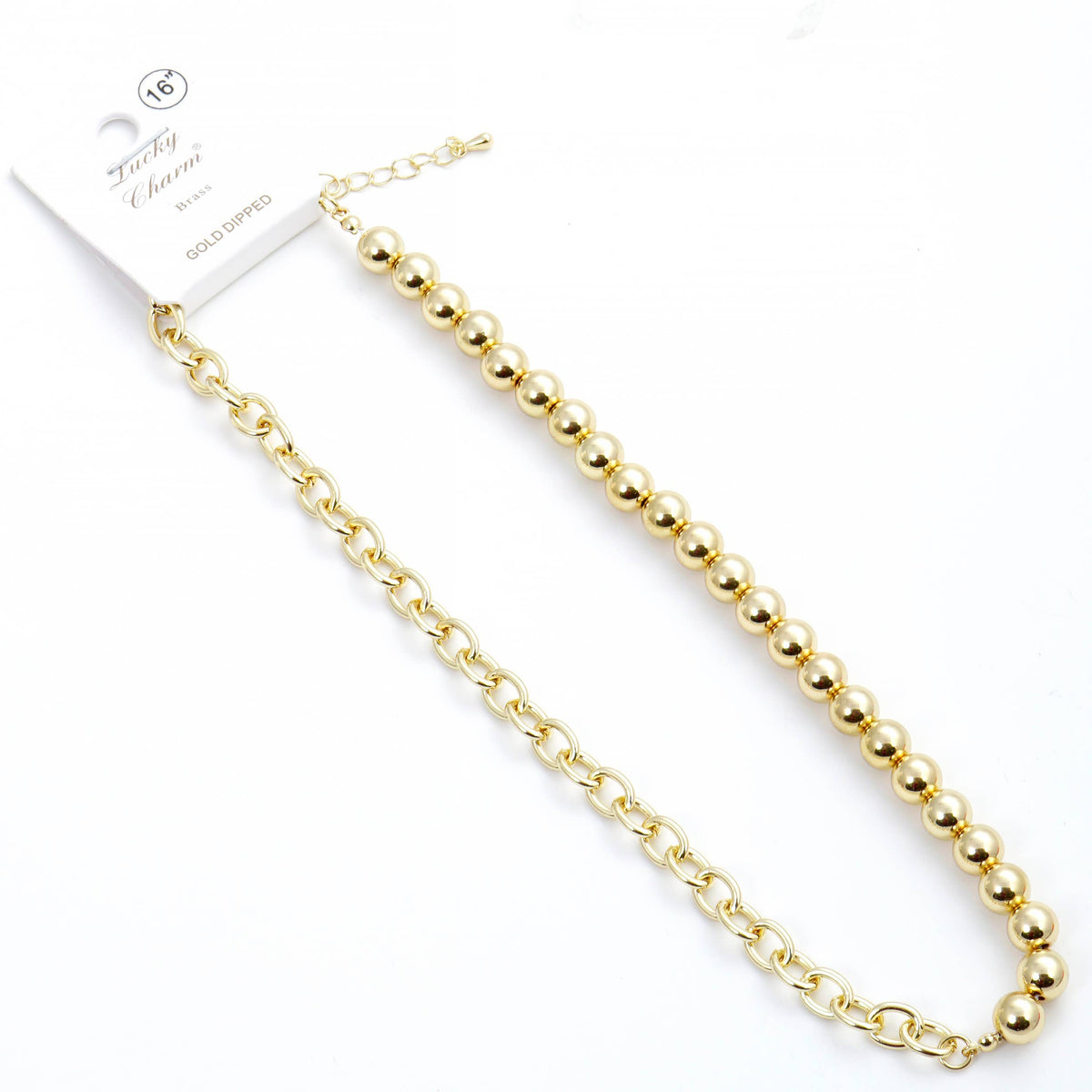 Gold Plated Napier Two Tone Necklace