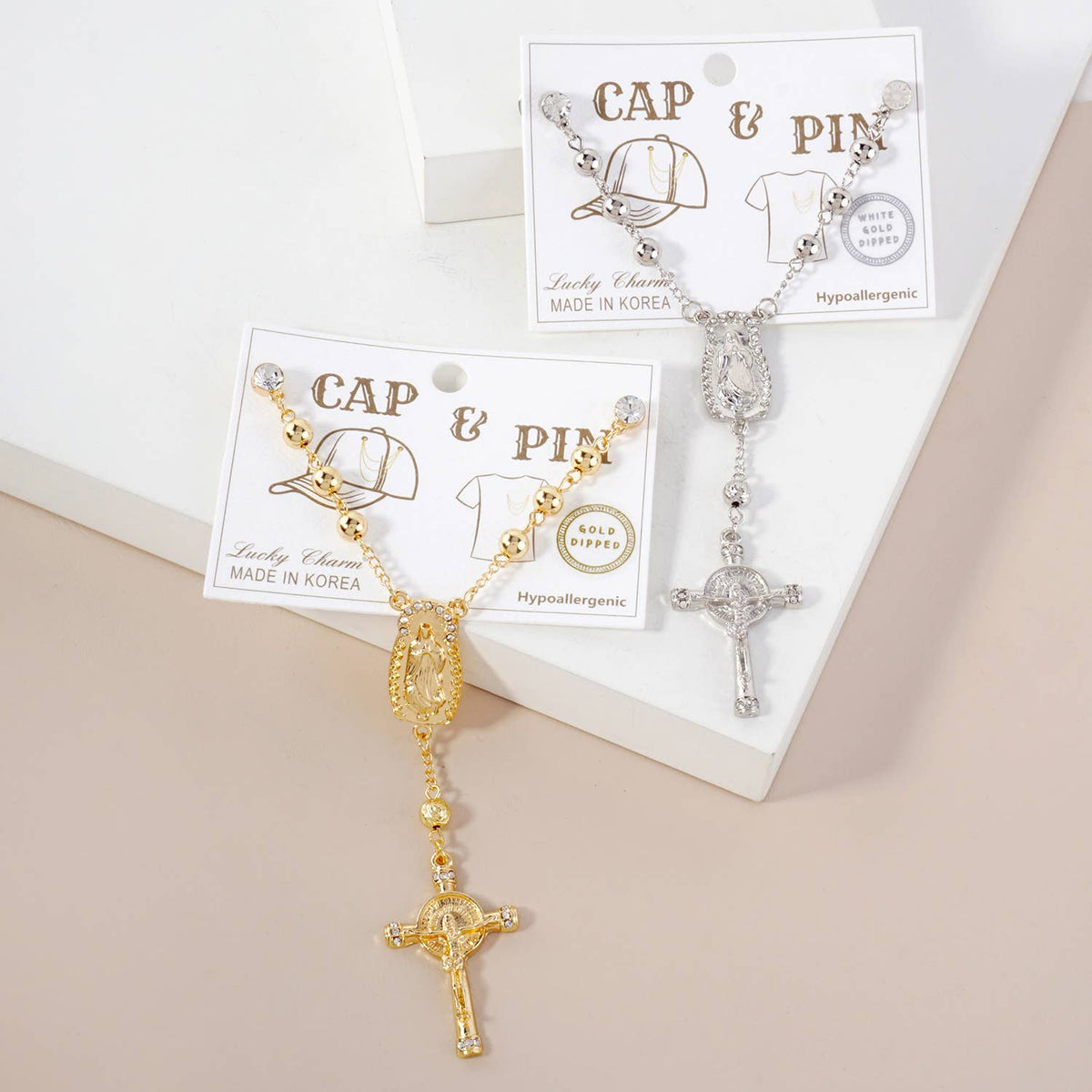 Rosary Cap & Pin Accessory