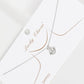 Gold White Shelled Anchor Necklace