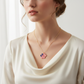 American Flag Paw Print Pendant Necklace