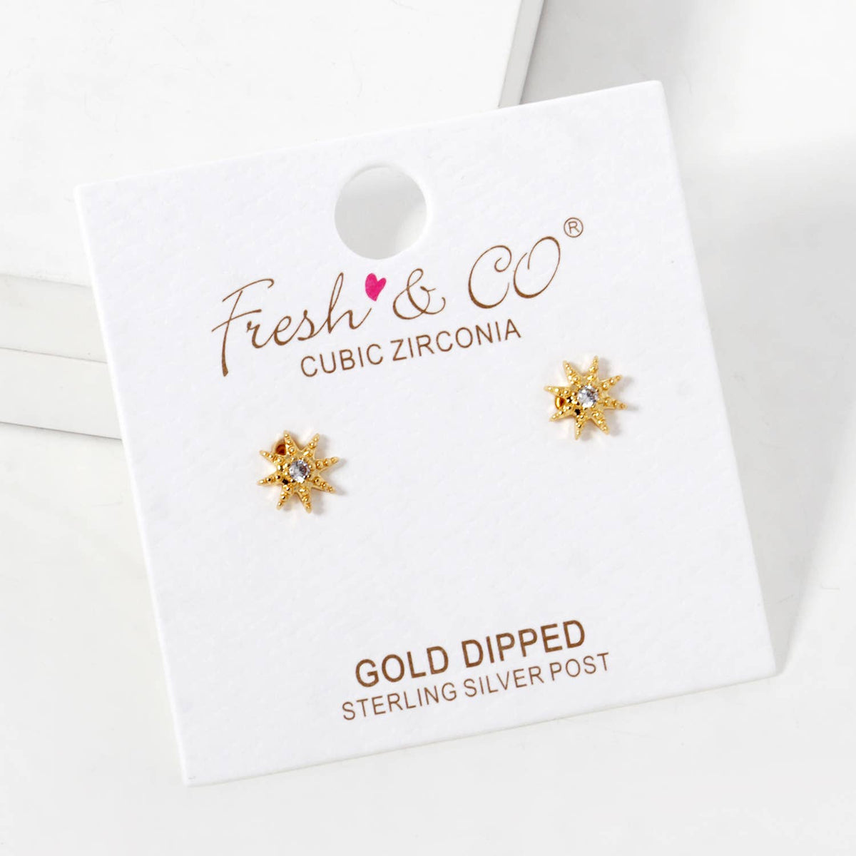 Radiant Sunburst Stud Earrings