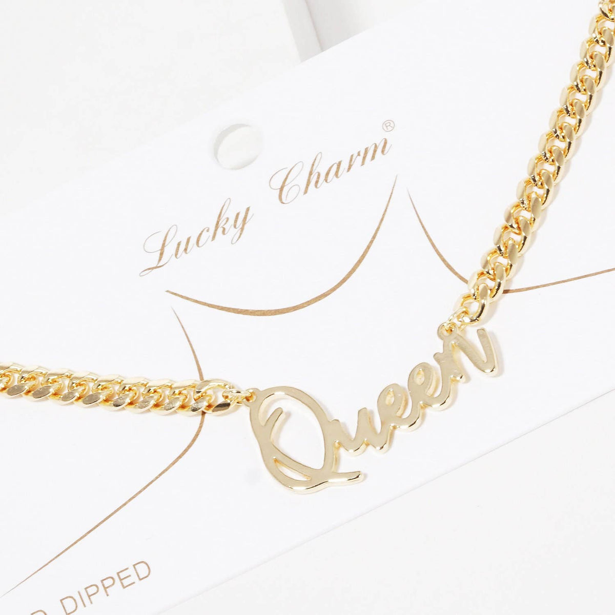 Gold Plated Cuban Link QUEEN Necklace