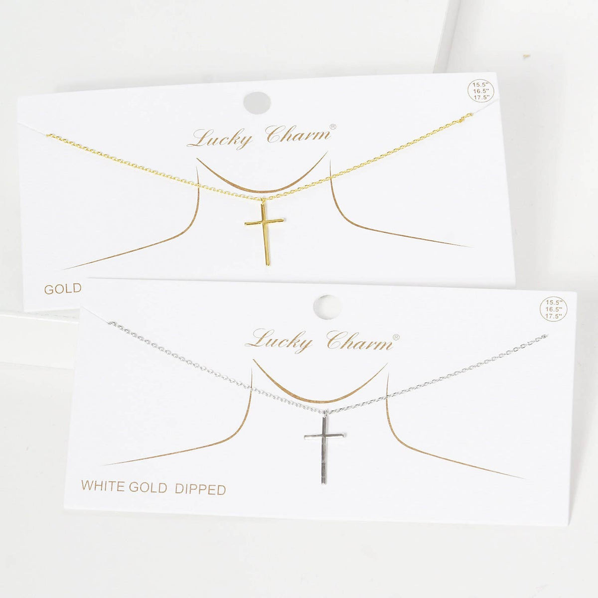 Gold Christian Cross Necklace
