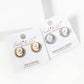 Freshwater Pearl Ring Stud Earrings