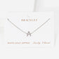 Gold Plated Initial Letter Bracelet