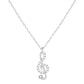 Gold Plated Treble Clef Necklace